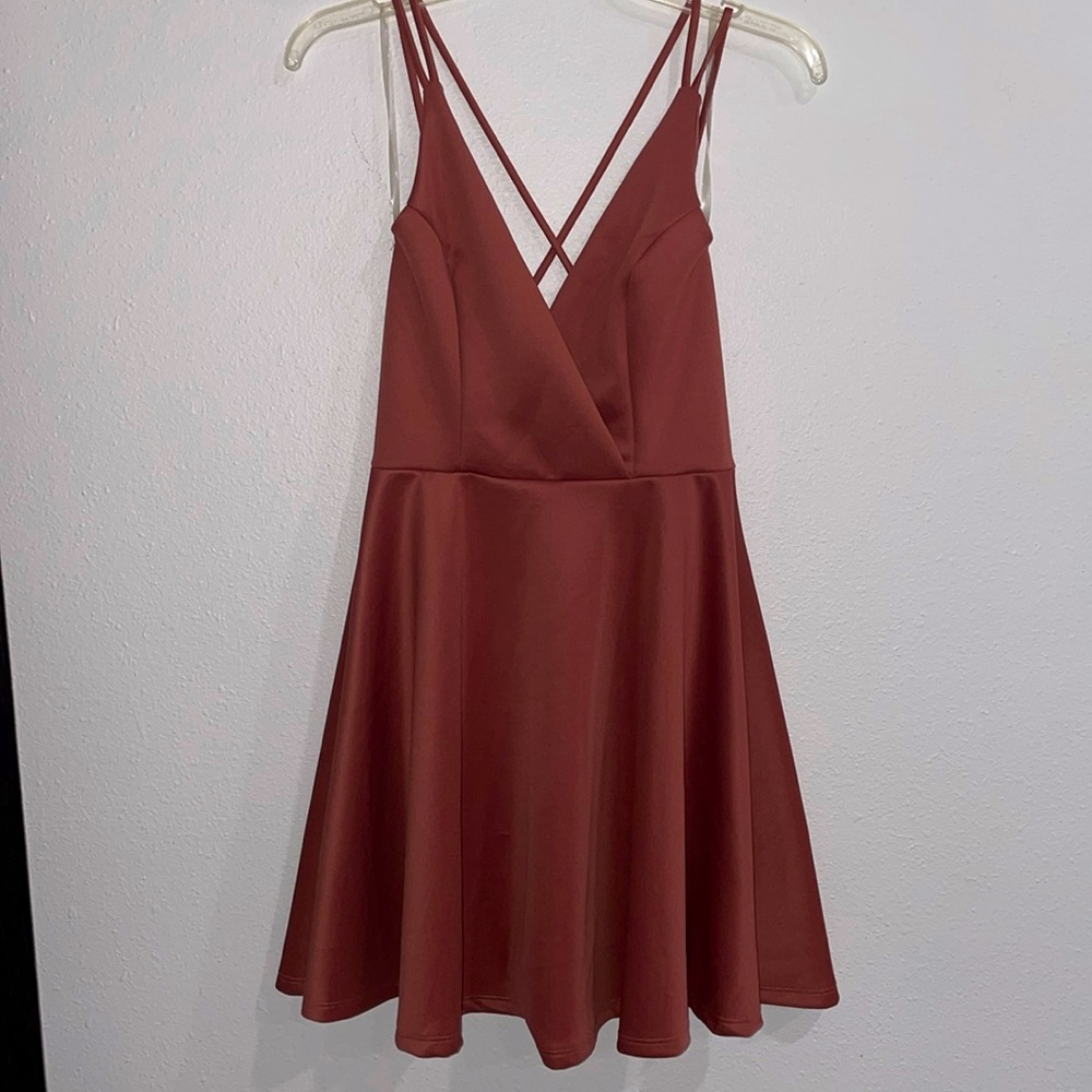 Charlotte Russe Rust Mini Dress